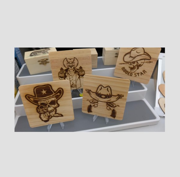 General engraved wood artwork